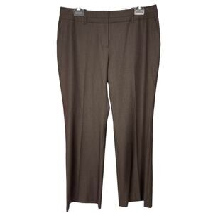 ANN TAYLOR LOFT JULIE Women's DRESS PANTS Brown Size 10P